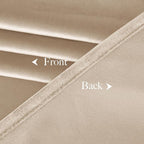 NICETOWN Beige Velvet Curtains 102 inches Long 52 inch Wide 2 Panels, Luxury Thick Window Treatments for Bedroom & Living Room & Playroom - Thermal Insulated Room Darkening Energy Saving Cat Proof