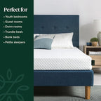 Zinus 6 Inch Queen Cooling Essential Memory Foam Mattress [NewVersion], Fiberglass Free, Medium Feel, Breathable Cooling Layers, Certified Safe Materials