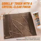 Gorilla Max Strength Construction Adhesive, Clear Glue, 7 Ounce Squeeze Tube (Pack of 1) - Gap Filling and Waterproof