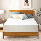 Zinus 10 Inch Queen Green Tea Memory Foam Mattress [New Version], Fiberglass Free, Medium Firm Feel, Zoned Pressure Relief, Certified Safe Foams & Fabric, Mattress in A Box