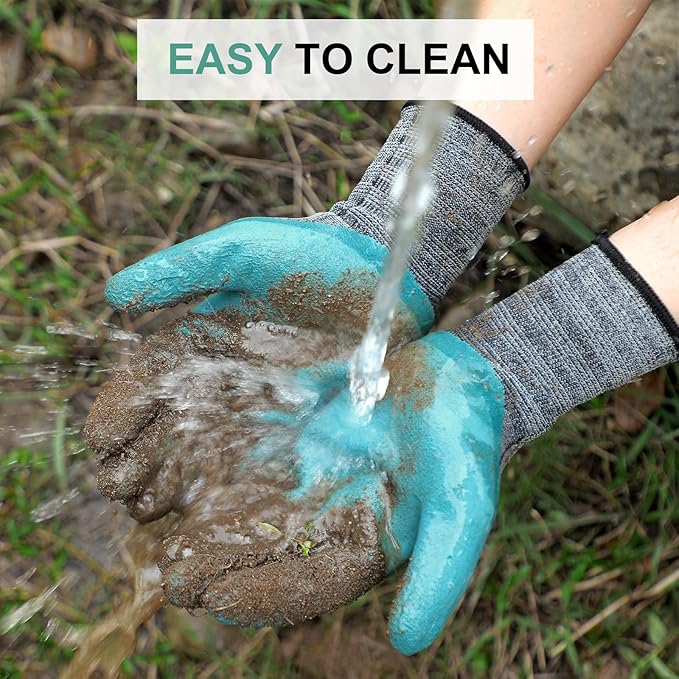 Trifabricy Gardening Gloves for Women, Breathable leather Garden Gloves with Grip, Thorn-Proof Puncture-Resistant Work Gloves