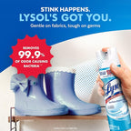 Lysol Disinfectant Spray, Household Essential Cleaning Supplies, Multi-Purpose Room Spray, Antibacterial Sanitizer Spray, Upholstery Deodorizer, Home and Bathroom, Crisp Linen,19 Fl Oz (Pack of 2)