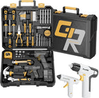 Tool Set Drill Set, 188PCS Tool Kit For Home with Cordless Drill Power, Hand Tool Kit for Women, Basic Household Auto Car Repair Tool Box for Men, Portable Plastic Storage Box Tools Sets