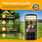 24in x 100ft Black Hardware Cloth 2x3 inch 16Ga PVC Coated Wire Mesh Vinyl Coated Fence, Welded Metal Chicken Wire Fencing Roll, Garden Plant Fencing, for Chicken Coop and Home Improvement