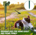 6 Pcs Solar Flying Moving Fluttering Waterproof Garden Stakes Decorations for Home Yard Pathway Garden Landscape Christmas Outdoor Indoor Centerpieces Gift Decorations (Dragonfly)