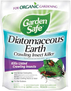 Garden Safe Brand Crawling Insect Killer Containing Diatomaceous Earth, 4 Pounds, Kills Cockroaches, Ants and Other Listed Crawling Insects by Contact, For Use Indoors & Outdoors