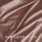 NICETOWN Dusty Pink Velvet Curtains for Backdrops, 120" Long Thermal Insulated Room Darkening Drapes for Film, Extra Long Window Treatments for Large Sliding Door(2 Panels, 52 x 120)
