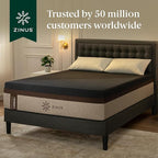 Zinus Lumbar+ Premium 14 Inch Memory Foam Mattress, Lumbar Support, Targeted Pressure Relief, Cooling Gel and Green Tea, Cool-to-The-Touch Cover, Medium Firm Feel, CertiPUR US Certified, Queen