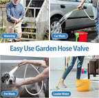 SPECILITE 50 ft 304 Stainless Steel Garden Hose Metal Heavy Duty Water Hose, Flexible Water Hose Pipe with 3/4" Solid Brass Connectors, No-Expandable Garden Hoses with Rubber Grip for Yard, Outdoor