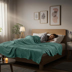 Utopia Bedding Fleece Blanket Queen Size Celadon 300GSM Luxury Fuzzy Soft Anti-Static Microfiber Bed Blanket (90x90 Inch)