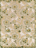 Nourison Home Aloha Ivory Green 7'10" x 10'6" Area Rug - Easy Clean, Non Shedding, Bed Room, Living Room, Dining Room, Kitchen (8' x 11')