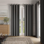 NICETOWN Room Darkening Draperies Curtains Panels, 2 Panels Grey W52 x L84