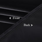 NICETOWN Black 92 inch Long Velvet Curtains for Living Room - Blackout Vision Light Blocking Window Treatments for Baseroom, Rod Pocket Design, W52 x L92, 2 Panels
