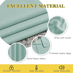 NICETOWN Aqua Blue Bedroom Curtains 72 inches Long, Grommet Blackout Thermal Insulated Window Treatment Room Darkening for Bedroom/Home Office, 2 Panels, W37 x L72
