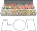 FXW Garden Fence Outdoor for The Yard – 45in(H) x 72.9ft(L) Heavy Duty Metal Animal Barrier for Dog and Rabbit, Decorative Dog Fence, 32 Panels, Silver