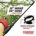 Chapin 22000 Pump Sprayer, 1-Gallon, Lawn & Garden, Translucent Poly Tank, Funnel-Top, SureSpray, Anti-Clog Filter, Adjustable Cone Nozzle & 34" Hose for Fertilizer, Weed & Pest Applications, 2 Pack