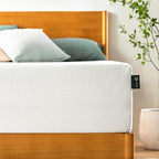 Zinus 12 Inch Full Green Tea Memory Foam Mattress [New Version], Fiberglass Free, Medium Firm Feel, Zoned Pressure Relief, Certified Safe Foams & Fabric, Mattress in A Box