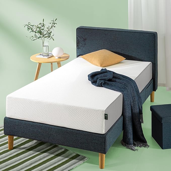 Zinus 10 Inch Twin Cooling Essential Foam Mattress, Affordable Quality, Certified Safe Materials