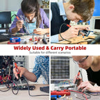 Soldering Iron Kit, 80W 110V LCD Digital Solder Irons, Portable Welding Tools with Ceramic Heater, Accurate 356°F-896°F, for Metal, Jewelry Electrical Repairs, DIY