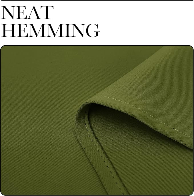 NICETOWN Olive Green Blackout Curtains 78 inches Length for Living Room, 2 Panels, 55" Wide, Thermal Insulated Decoration Drapes for Bedroom Window