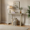 Plank+Beam Solid Wood Console Table, 36 Inch, Sofa Table, Narrow Entryway Table for Hallway, Behind The Couch, Living Room, Foyer, Easy Assembly, Seashell