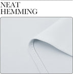NICETOWN Room Darkening Curtain Panels for Bedroom, Easy-Care Solid Thermal Insulated Grommet Room Darkening Draperies/Drapes (Greyish White, 2 Panels, 34 by 54)