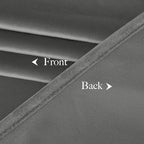 NICETOWN Super Soft Velvet Curtains 84 inches, Sound Reducing Cold Heat Insulated Heavy Matt Room Darkening Panels for Living Room (Light Grey, 2 Panels)