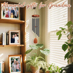 Memorial Sympathy Wind Chimes for Loss of Loved One, Winzwon Wind Chimes for Outside, Bereavement Sympathy Memorial Gifts for Loss of Mom Dad Husband Condolence Remembrance, Garden Patio Balcony Decor