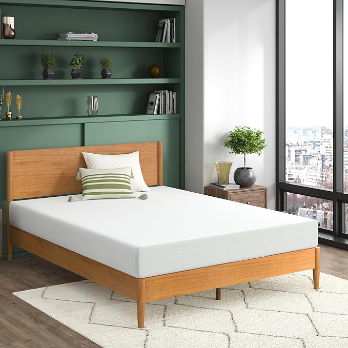 ZINUS Memory Foam 8 Inch Green Tea Mattress, Queen