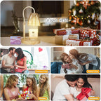 Candle Warmer Lamp with 3 Bulbs, Adjustable Height Dimmable Candle Warmer with Timer, Compatible with Large Jar Candles, Candle Lamp with Charming Gift Box Ribbon for Her/Him