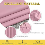 NICETOWN Crystal Pink Doorway Curtains Elegant & Luxury for Bedroom, Grommet Window Treatment Thermal Insulated Privacy Door Curtains for Living Room, Set of 2, W52 x L78