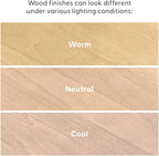 Plank+Beam Solid Wood Console Table, 46 Inch, Sofa Table, Narrow Entryway Table for Hallway, Behind The Couch, Living Room, Foyer, Easy Assembly, Blonde