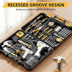 Tool Set Drill Set, 188PCS Tool Kit For Home with Cordless Drill Power, Hand Tool Kit for Women, Basic Household Auto Car Repair Tool Box for Men, Portable Plastic Storage Box Tools Sets