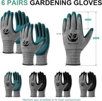 Trifabricy Gardening Gloves for Women, Breathable leather Garden Gloves with Grip, Thorn-Proof Puncture-Resistant Work Gloves