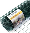 24in x 100ft Green Hardware Cloth 2x3 inch 16Ga PVC Coated Wire Mesh Vinyl Coated Fence, Welded Metal Chicken Wire Fencing Roll, Garden Plant Fencing, for Chicken Coop and Home Improvement