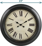 La Crosse Clock 404-2658 23-Inch Maxwell Quartz Wall Clock