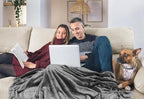 Utopia Bedding Fleece Blanket Full Size Grey (90x84 Inches) Ultra Soft Warm Lightweight Microfiber Breathable Anti-Static Cozy Winter Bed Blanket, All-Season Home Decor Gift for Men & Women