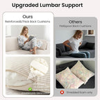 106" Cloud Sectional Boneless Couches for Living Room, Modular L Shaped Couch with Deep Seat Oversized Right Facing Chaise, Memory Foam Compressed Spineless 3 Seater Sofa for Apartment, Beige