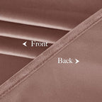 NICETOWN Dusty Pink Velvet Curtains 90 inches Long 2 Panels Set (52-inch Wide), Thermal Insulated Sound Reducing Blackout Curtains and Drapes for Film, Window Curtains for Large Door Windows