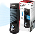 Honeywell HTF210B QuietSet Personal Table Fan, Black – Oscillating Personal Fan with Quiet Operation and 4 Levels of Power and Sound