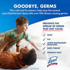 Lysol Disinfectant Spray, Sanitizing And Antibacterial Spray, For Disinfecting And Deodorizing, Early Morning Breeze, 19 Fl Oz (Pack Of 2), Packaging May Vary