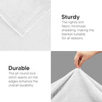Utopia Bedding Fleece Blanket Twin Size White (60x80 Inches) Ultra Soft Warm Lightweight Microfiber Breathable Anti-Static Cozy Winter Bed Blanket, All-Season Home Decor Gift for Men & Women
