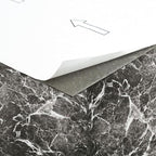 Nexus Self Adhesive Vinyl Floor Tiles, 20 Tiles - 12'' x 12'', Smoke Marble Peel & Stick, DIY Flooring for Kitchen, Dining Room, Bedrooms Bathrooms by Achim Home Decor, Dark Grey with White Vein