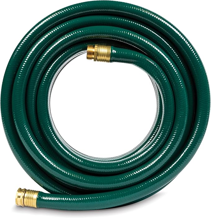 Gilmour Flexogen 3/4 in x 50 ft Garden Hose, Heavy Duty Water Hose, Flexible and Kink Resistant Outdoor Hose, Green