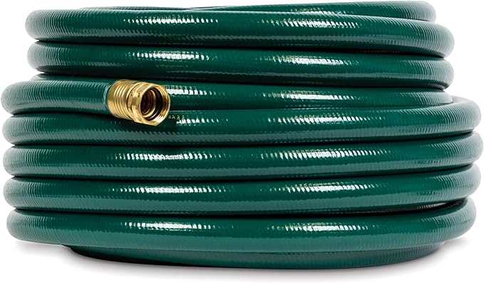 Gilmour Flexogen 3/4 in x 100 ft Garden Hose, Heavy Duty Water Hose, Flexible and Kink Resistant Outdoor Hose, Green