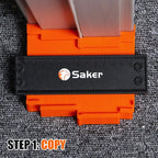 Saker Contour Gauge (5 Inch Lock) Profile Tool- Adjustable Lock-Precisely Copy Irregular Shape Duplicator -Irregular Welding Woodworking Tracing - Must Have Tool for DIY Handyman, Construction