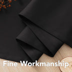 H.VERSAILTEX Blackout Curtains for Bedroom Thermal Insulated Living Room Curtains 90 Inch Long Grommet Privacy Protection Window Curtain Panels/Drapes for Nursery, 2 Panels, Jet Black
