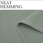 NICETOWN Greyish Green Blackout Curtains 96" Long for Office, Dining Room, Guest Room, Sound Reducing Heat and Cold Block Curtain Panels for Modern Room Decorative (55" Wide, 2 Pieces)