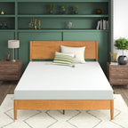 Zinus 6 Inch Green Tea Memory Foam Mattress, King, Fiberglass Free, Patented Custom Contour Support, Sturdy Base Foam, CertiPUR-US Certified, Mattress in A Box, White