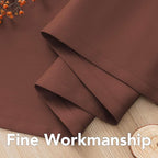 H.VERSAILTEX Blackout Curtains for Bedroom Thermal Insulated Room Darkening Living Room Curtains 63 Inch Long Grommet Privacy Protection Window Curtain Panels/Drapes for Nursery, 2 Panels, Rust